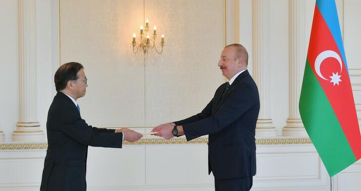 Prezident Yaponiyanın yeni səfirini qəbul etdi -