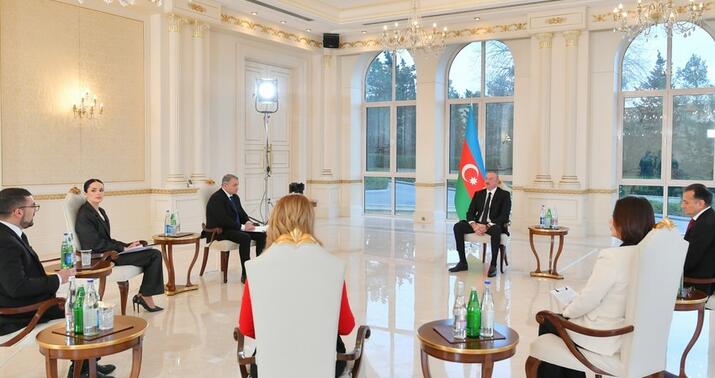 İlham Əliyev müsahibə verdi