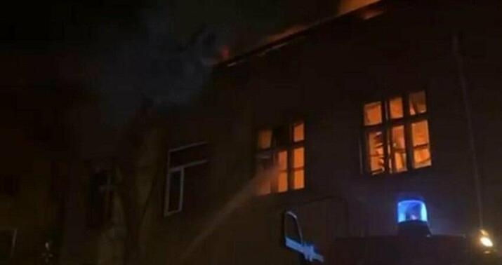 Sumqayıtda yanan yataqxanada tələbələr yaşamır -