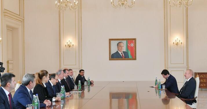 İlham Əliyev Hulusi Akarı qəbul etdi -