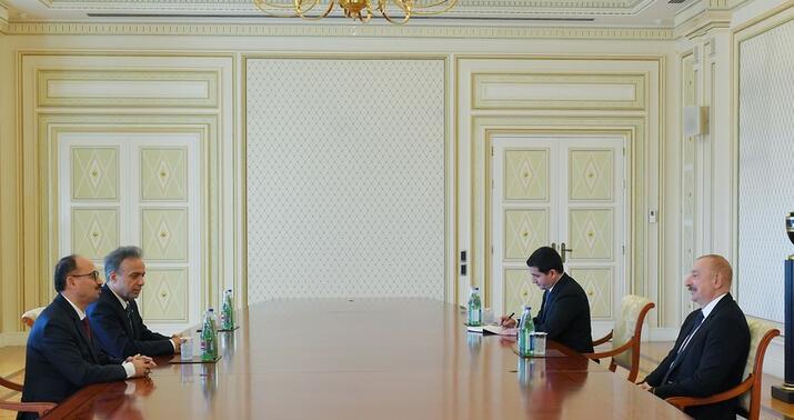 İlham Əliyev Mehmet Süreyya Er və Osman Mesteni qəbul etdi -