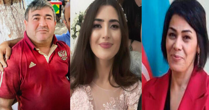 Əhmədin qətlə yetirdiyi ailəsinin -