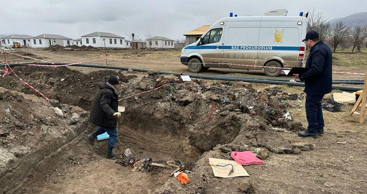 Xocalıda kütləvi məzarlıqda aşkar edilmiş insan qalıqlarının sayı 14-ə çatdı