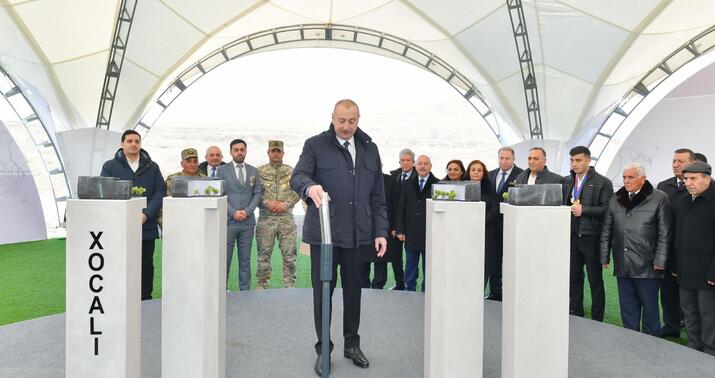 Prezidentdən Xocalıda vacib mesaj: Tarixi ədalətin təntənəsi -