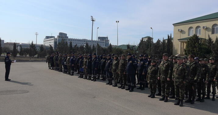 FHN növbəti taktiki-xüsusi təlim keçirdi -