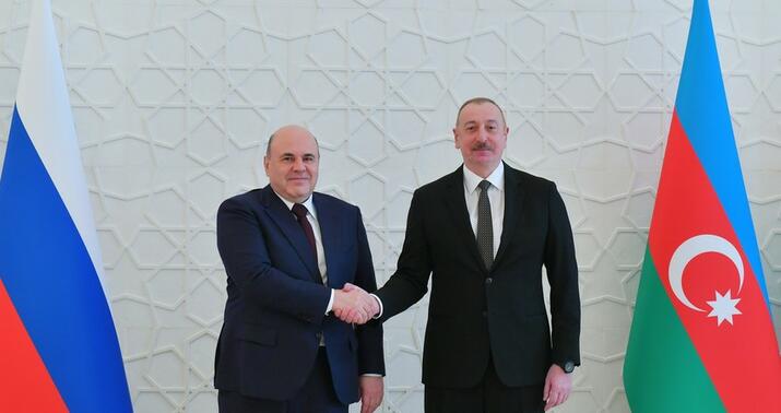 İlham Əliyev Mixail Mişustinlə görüşdü  -