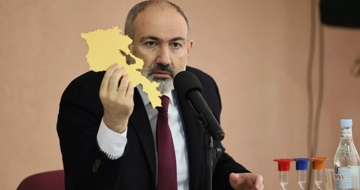 Paşinyan xəritəni göstərdi –
