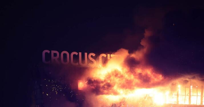 "Crocus"dakı hadisəyə görə xəstəxanalarda qalanların sayı açıqlandı