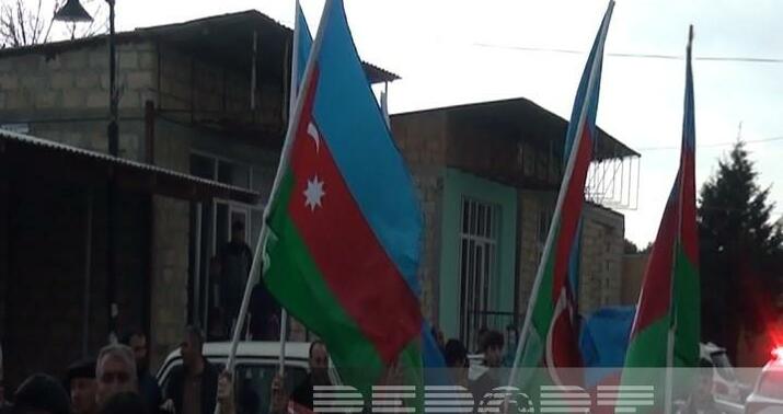 Xocalıda qalıqları aşkarlanan iki nəfərlə vida mərasimi keçirildi -