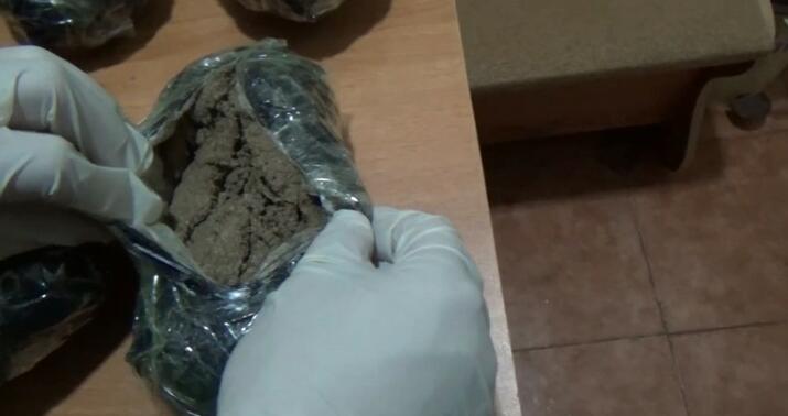Samuxda narkokuryerlik edən şəxs saxlanıldı