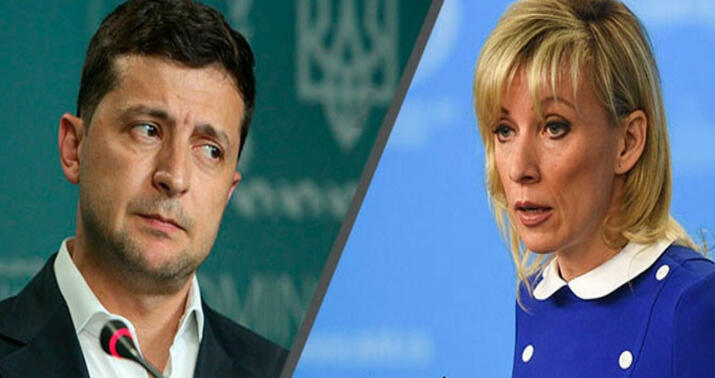 Zaxarovadan Zelenskiyə cavab -