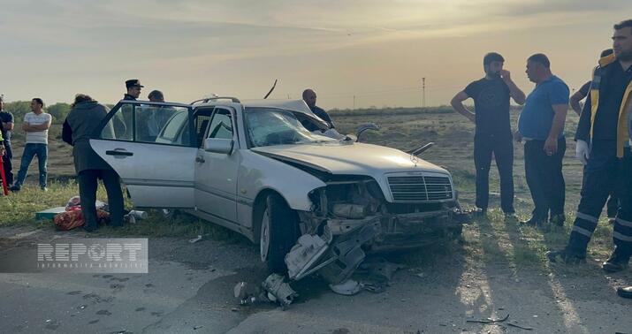 Kürdəmirdə zəncirvari qəza: