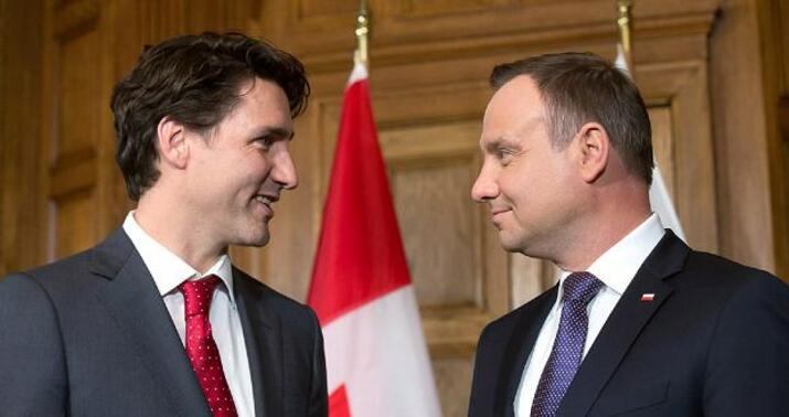 Castin Trüdo Anjey Duda ilə şəxsi görüşdə: