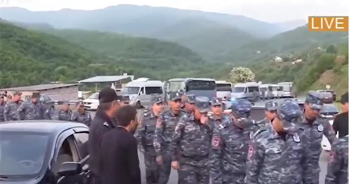 Ermənistan polisi Kirantsda xüsusi əməliyyat keçirir -