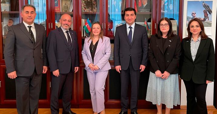 Hikmət Hacıyev BMT Baş katibinin köməkçisi ilə görüşdü -