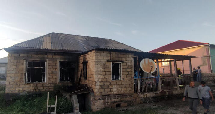 Babək rayonunda yaşayış evində yanğın oldu -