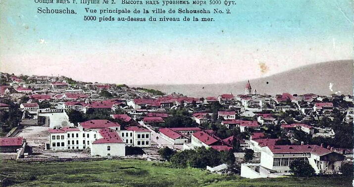 Şuşadan Qarsa köçən bir ailə - Erməni generalla üz-üzə