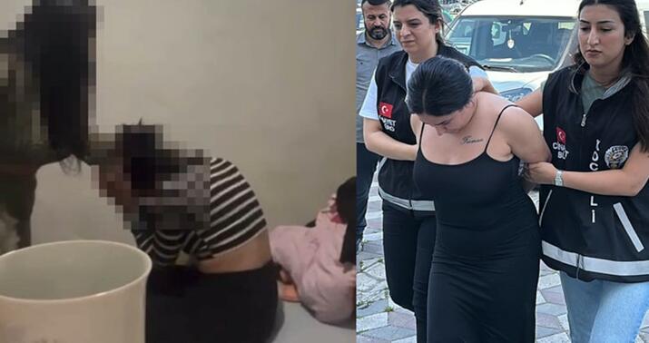 Sevgilisinə yaxınlaşan qadınları döydü -