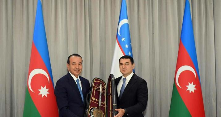 Azərbaycan və Özbəkistanın mədəniyyət nazirləri Daşkənddə görüşdü