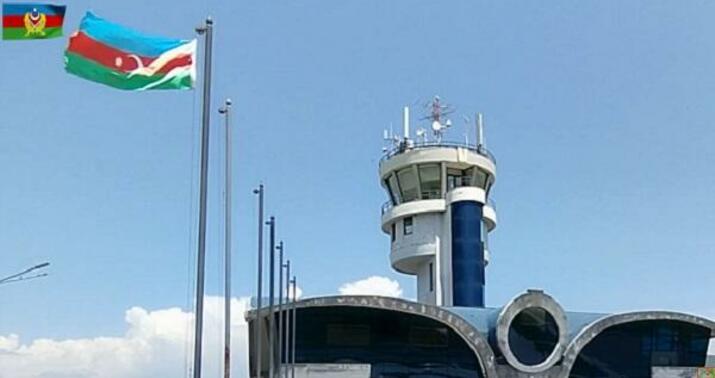 Bayrağımız Xocalı aeroportunda!