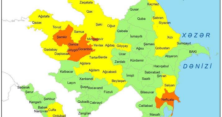 Küləkli hava ilə bağlı sarı və narıncı xəbərdarlıq