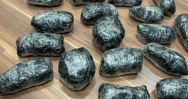 Gəncədə narkokuryerdən 20 kiloqramdan çox heroin tapıldı -