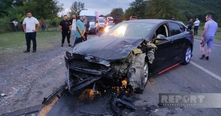 Qaxda ağır yol qəzası: Ölənlər var -