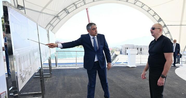 Xankəndi Konqres Mərkəzinin təməli qoyuldu -