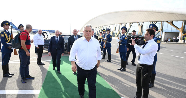 Viktor Orbanın Azərbaycana səfəri başa çatdı -