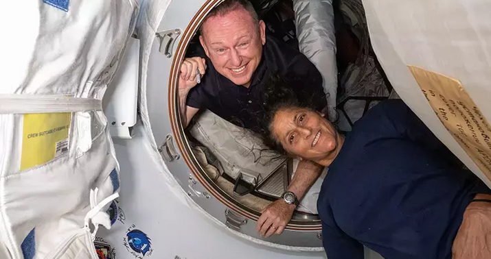 Kosmosda qalan astronavtlardan mesaj gəldi -