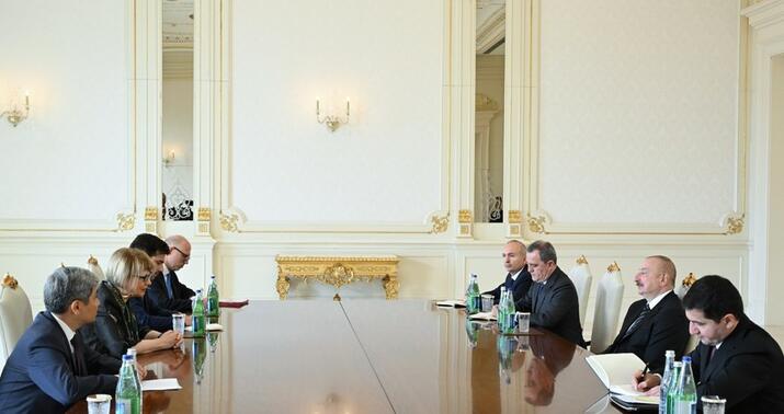 Prezident İlham Əliyev ATƏT-in baş katibini qəbul etdi