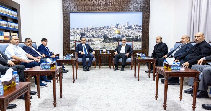 Hakan Fidan HƏMAS-ın yeni lideri ilə görüşdü