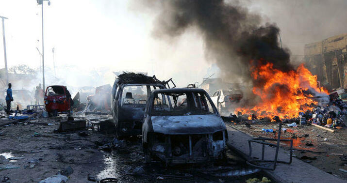 Terrorçular hərbçilərin olduğu maşını partlatdı