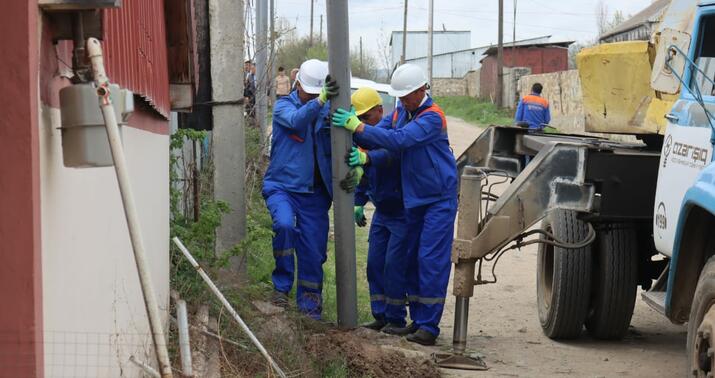Gədəbəyin elektrik şəbəkəsi yenilənir -