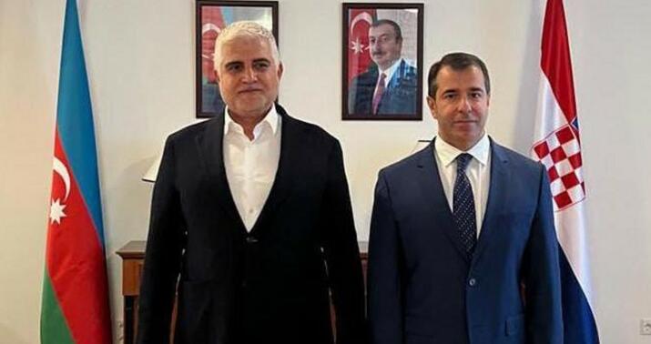 "Qarabağ"ın prezidenti Xorvatiyadakı səfirimizlə görüşdü