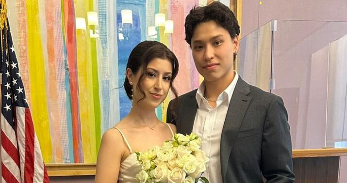 Azərbaycanlı repçinin qızı Amerikada ailə qurdu -