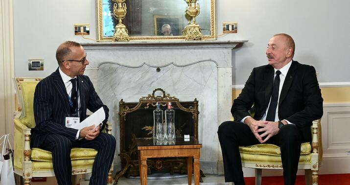Prezident Fabbri ilə görüşdü -