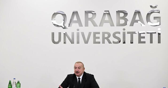 Suverenlik Günündə Xankəndidə Qarabağ Universitetinin açılması tarixi hadisədir –