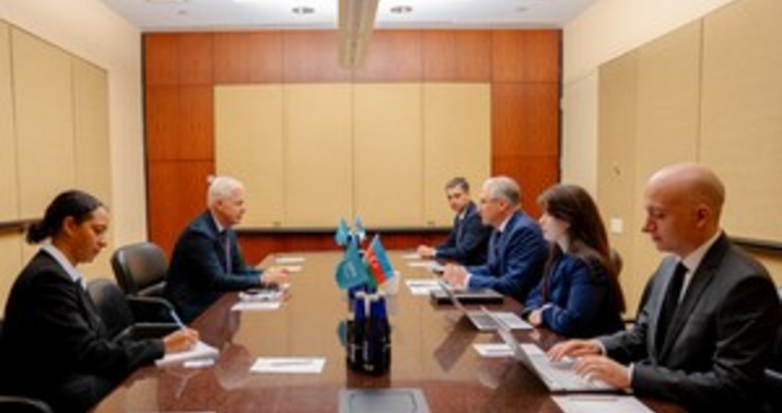 Muxtar Babayev BMT Baş katibinin müavini ilə görüşdü