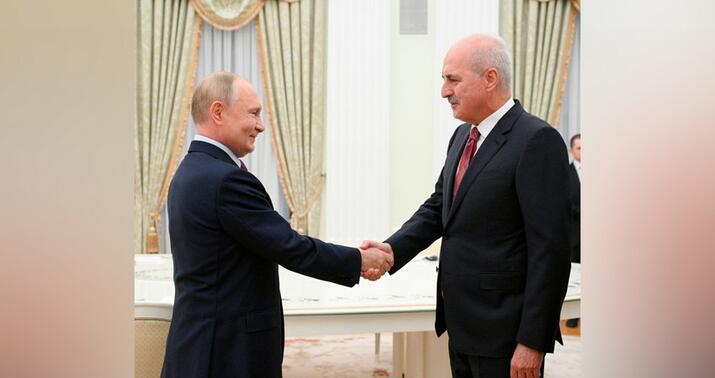 Numan Kurtulmuş Putinlə görüşdü