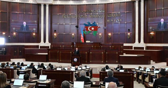 Prezident parlamentin ilk iclasında vacib mesajlar səsləndirib -