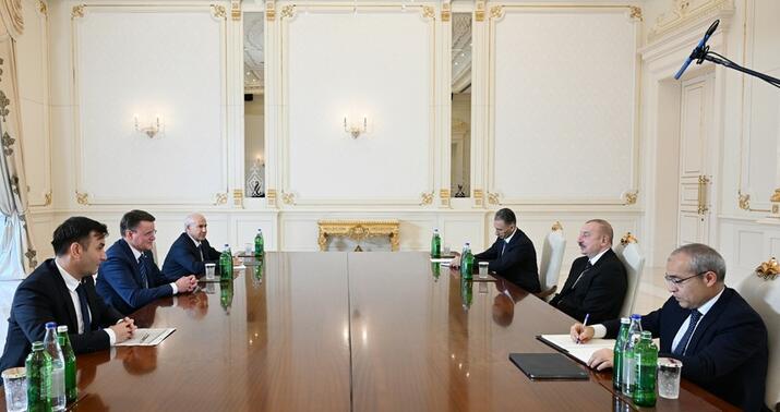 Prezident Aleksandr Vlaskampı qəbul etdi -