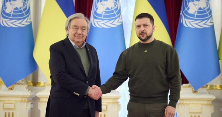 Zelenski Quterreşi ölkəyə qoymadı