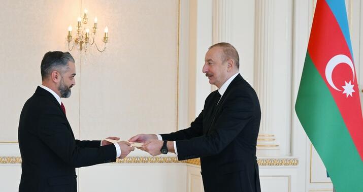 Prezident yeni səfirlərin etimadnaməsini qəbul etdi -