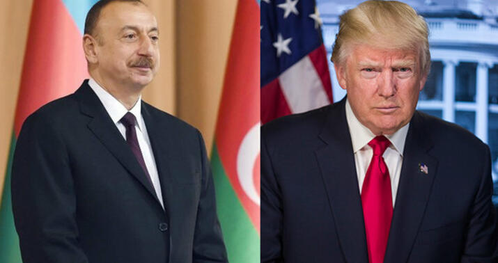 İlham Əliyev Donald Trampı təbrik etdi