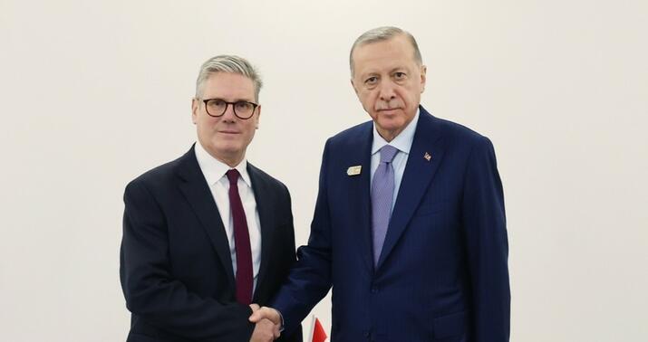 Ərdoğan Bakıda Britaniya Baş naziri ilə görüşdü