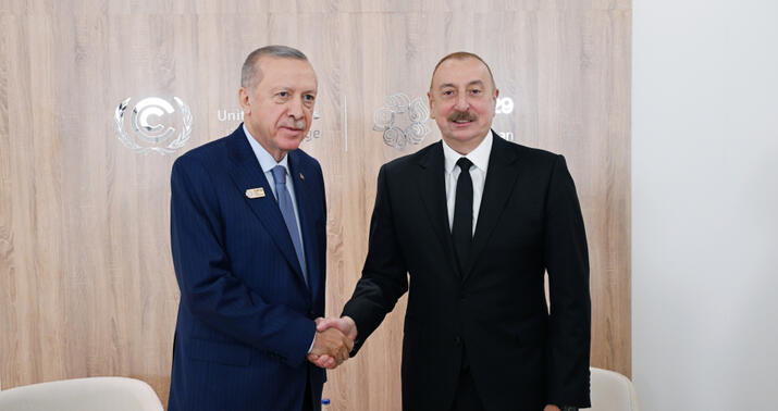 İlham Əliyev Türkiyə Prezidenti ilə görüşdü -