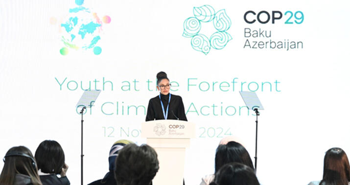 Mehriban Əliyevanın COP29-dakı çıxışının -