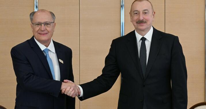 İlham Əliyev Braziliyanın vitse-prezidenti ilə görüşdü -