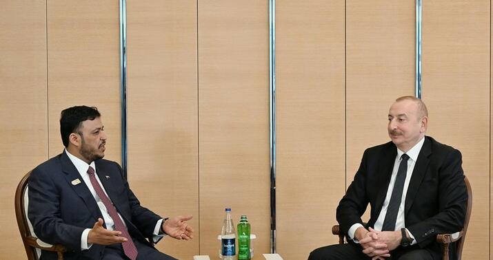 İlham Əliyev Yəmənin vitse-prezidenti ilə görüşdü